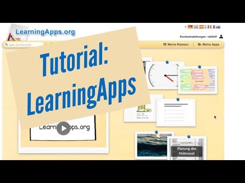 Tutorial: LearningApps – Wie arbeite ich mit einer Klasse?