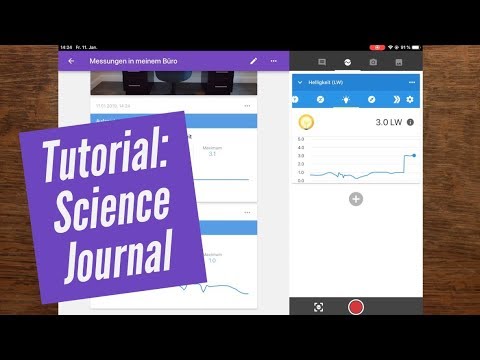 Tutorial: Science Journal - Messungen mit Sensoren